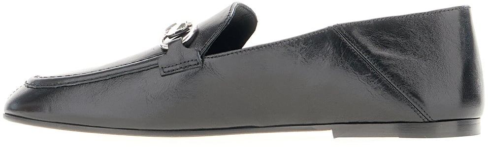 Gucci Black leather loafers Zwart