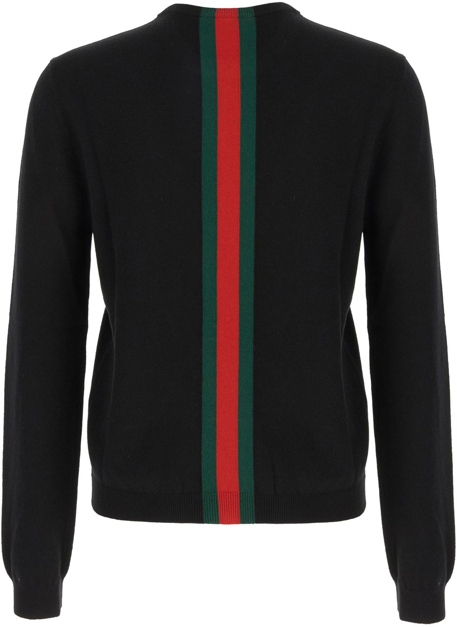 Gucci Black cashmere sweater Zwart