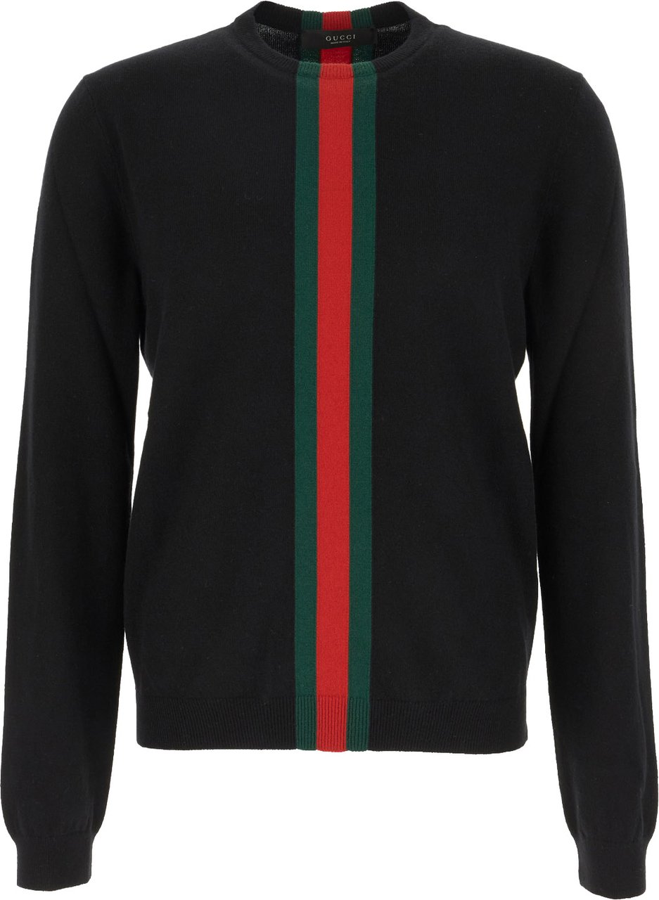 Gucci Black cashmere sweater Zwart