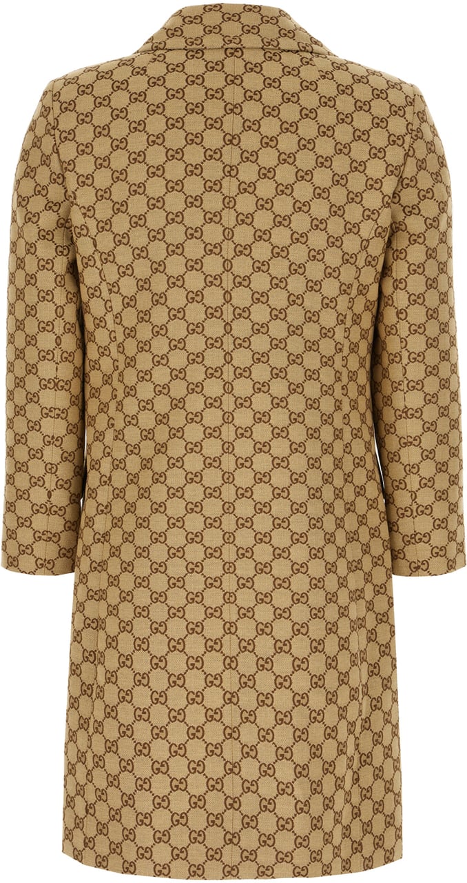 Gucci Embroidered cotton blend coat Divers