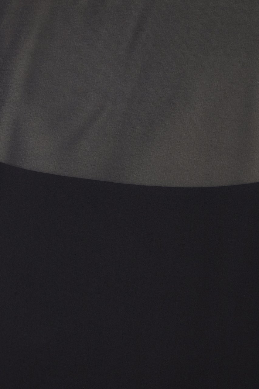 Gucci Black chiffon shirt Zwart