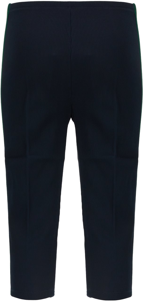 Gucci Black polyester blend pants Blauw