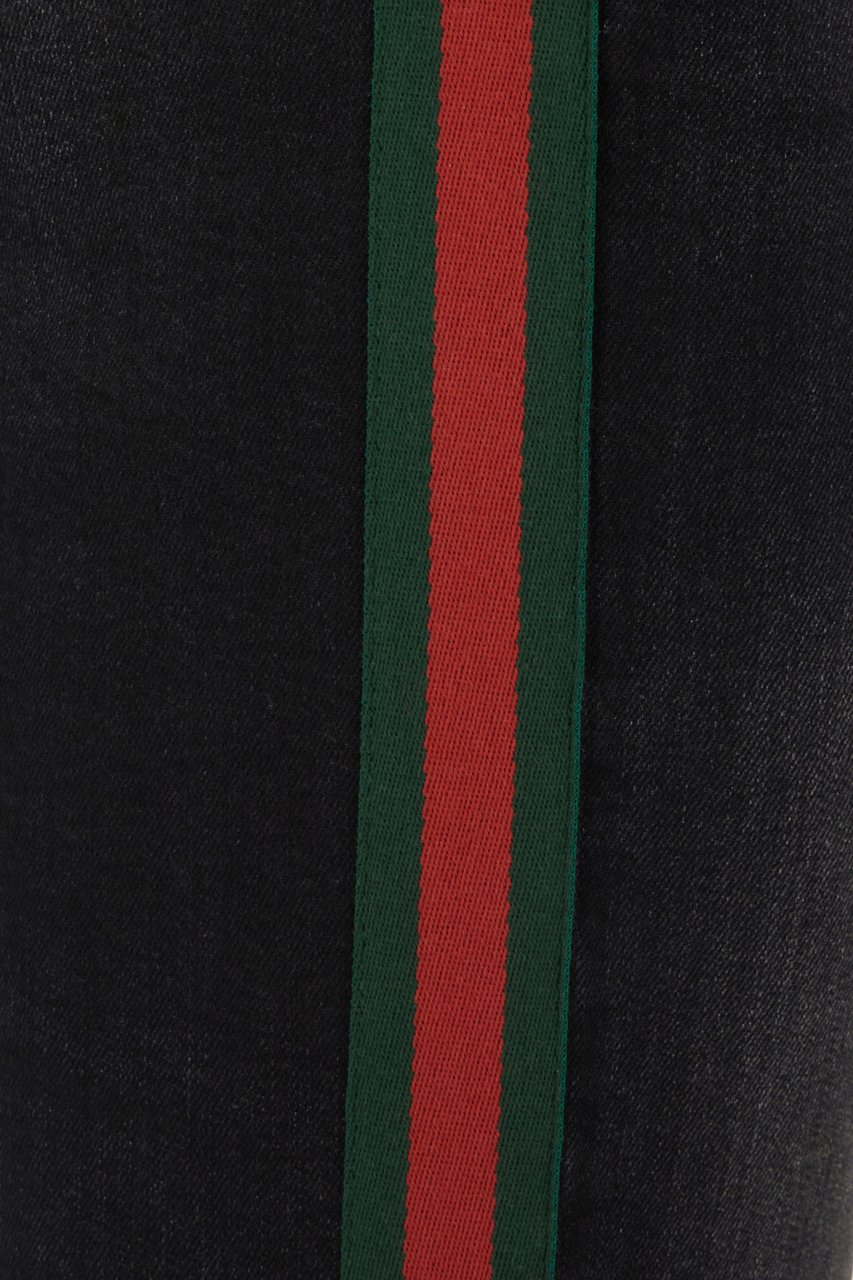 Gucci Black denim jeans Zwart