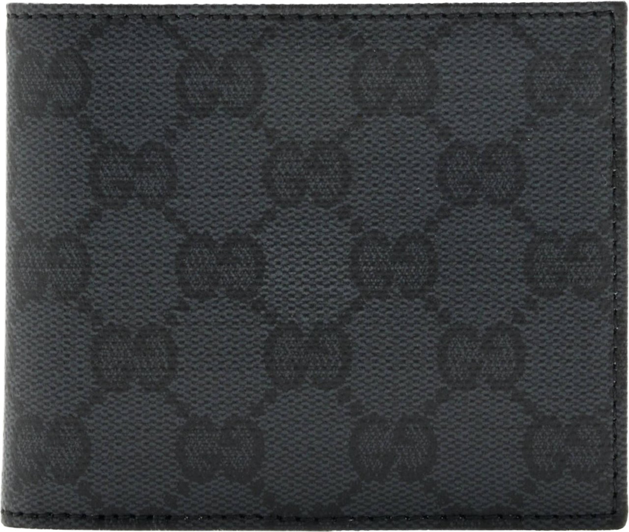 Gucci Textured Bifold Wallet Zwart