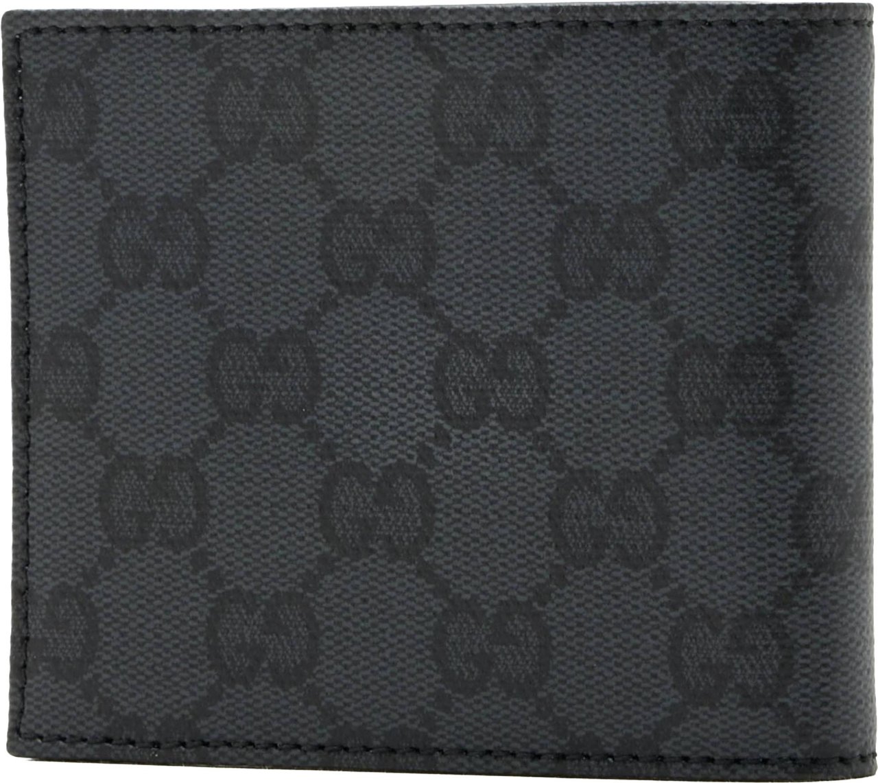 Gucci Textured Bifold Wallet Zwart
