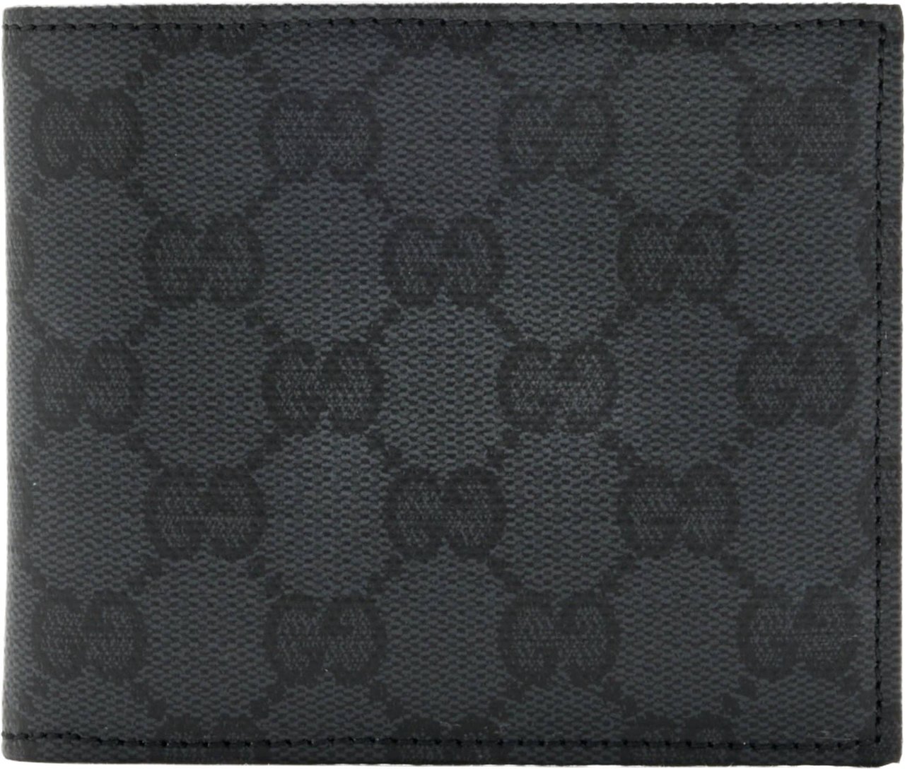 Gucci Textured Bifold Wallet Zwart