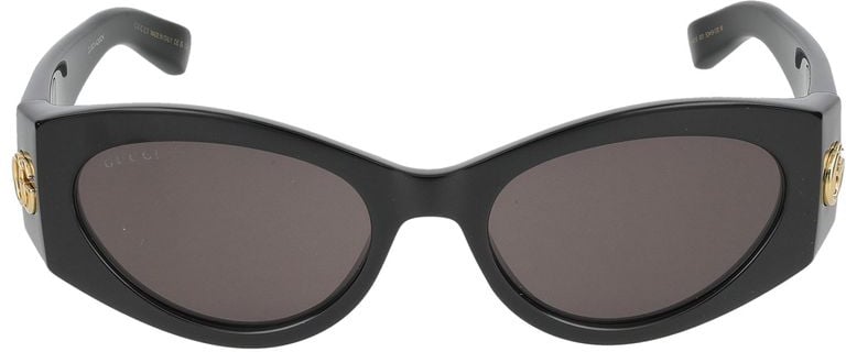 Gucci Sunglasses GG1401S 001 black black grey 53/19/130 Grijs