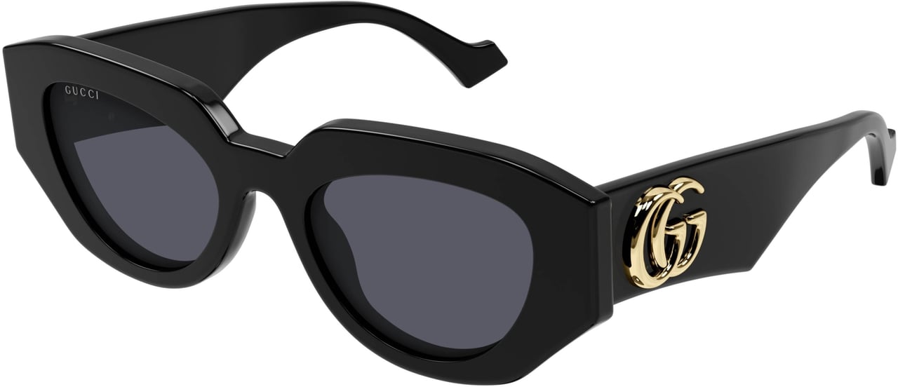 Gucci Gg1421s Oversized Cat-Eye Sunglasses Zwart