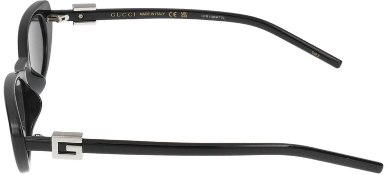 Gucci Sunglasses Gucci GG1680S 001 black black grey 52/17/140 Grijs