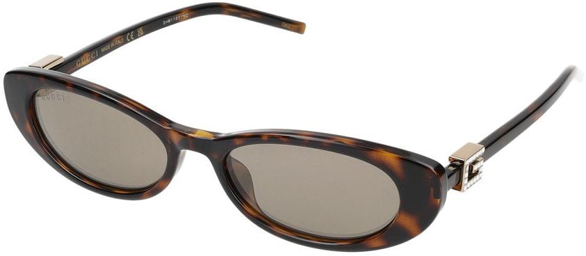 Gucci Sunglasses GG1680S 003 havana havana grey 52/17/140 Grijs
