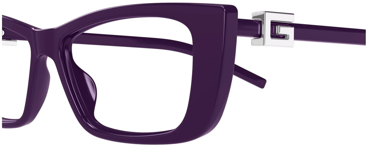 Gucci Eyeglasses Gucci GG1682O 004 Violet Violet Transpa 53/14/140 Zwart