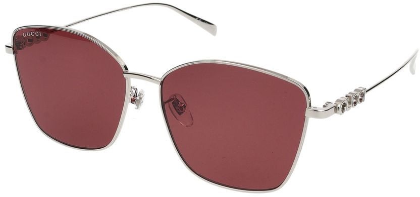 Gucci Sunglasses Gucci GG1805SA 004 silver silver red 60/15/145 Maroon