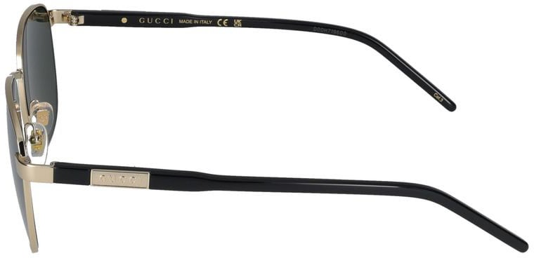 Gucci Sunglasses Gucci GG1799S 001 gold black grey 54/20/145 Grijs