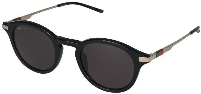 Gucci Sunglasses Gucci GG1890S 001 black gold grey 48/22/145 Grijs