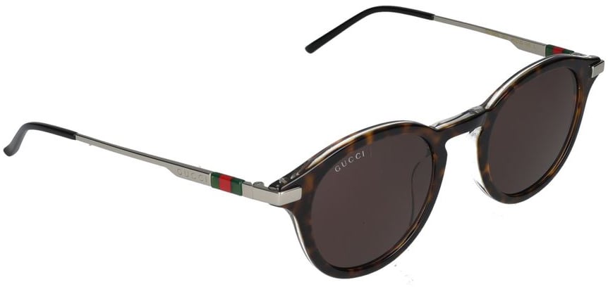 Gucci Sunglasses Gucci GG1890S 002 Havana Silver Brown 48/22/145 Grijs