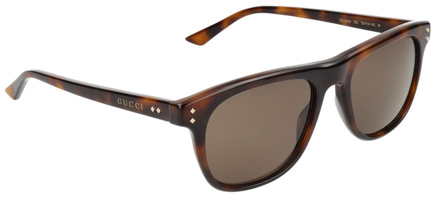 Gucci Gg1893s Classic Square Frame Tortoiseshell Sunglasses Grijs