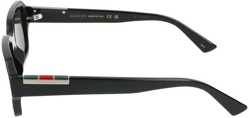 Gucci Sunglasses Gucci GG1887S 001 black black grey 54/17/145 Grijs
