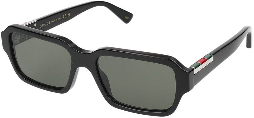 Gucci Sunglasses Gucci GG1887S 001 black black grey 54/17/145 Grijs