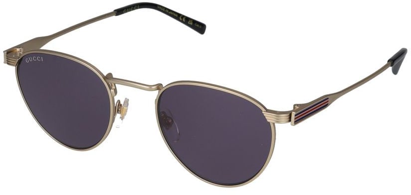 Gucci Sunglasses Gucci GG1875S 003 gold gold grey 48/21/145 Grijs