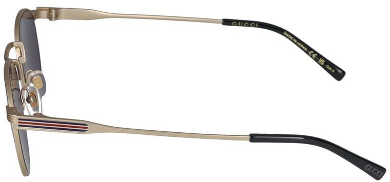 Gucci Sunglasses Gucci GG1875S 003 gold gold grey 48/21/145 Grijs