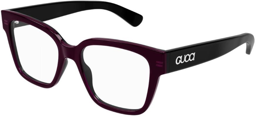 Gucci Gg1791O Linea Name Of Brand Oversized Square Optical Frame Zwart