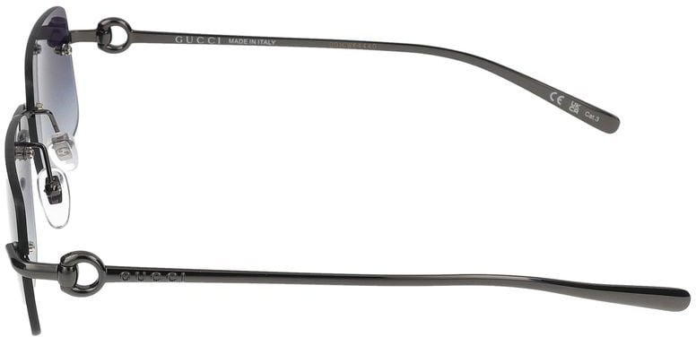 Gucci Sunglasses Gucci GG1703S 006 Ruthenium Ruthenium B 55/17/140 Grijs