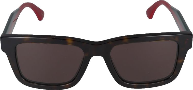 Gucci Gg1869s Tortoiseshell Square Frame Sunglasses Zwart