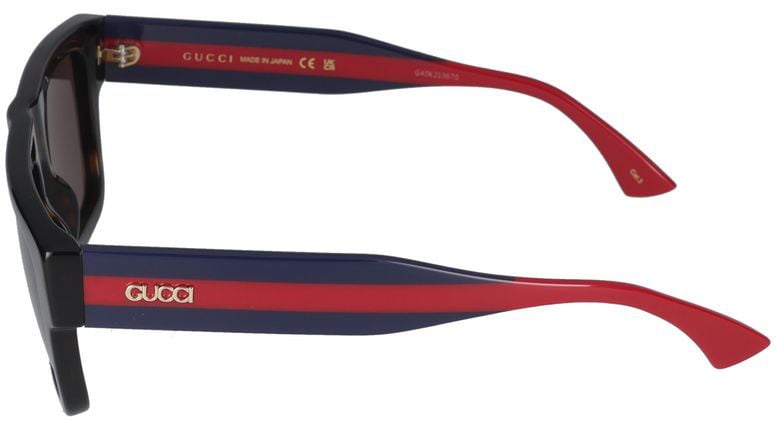 Gucci Sunglasses GG1868S 002 Havana Blue Brown 53/19/145 Grijs