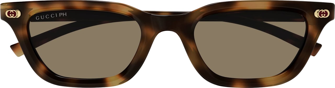Gucci Gg1944s Rectangular Tortoiseshell Sunglasses Bruin