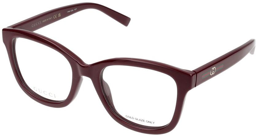 Gucci Eyeglasses GG2104O 003 burgundy burgundy tra 53/19/140 Maroon