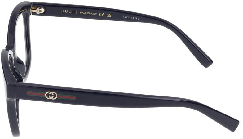 Gucci Eyeglasses GG2104O 004 blue blue transparent 53/19/140 Zwart