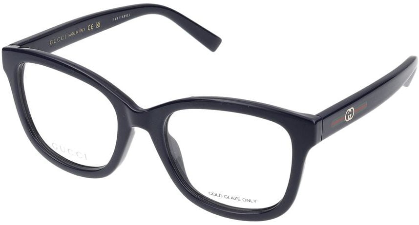 Gucci Eyeglasses GG2104O 004 blue blue transparent 53/19/140 Zwart