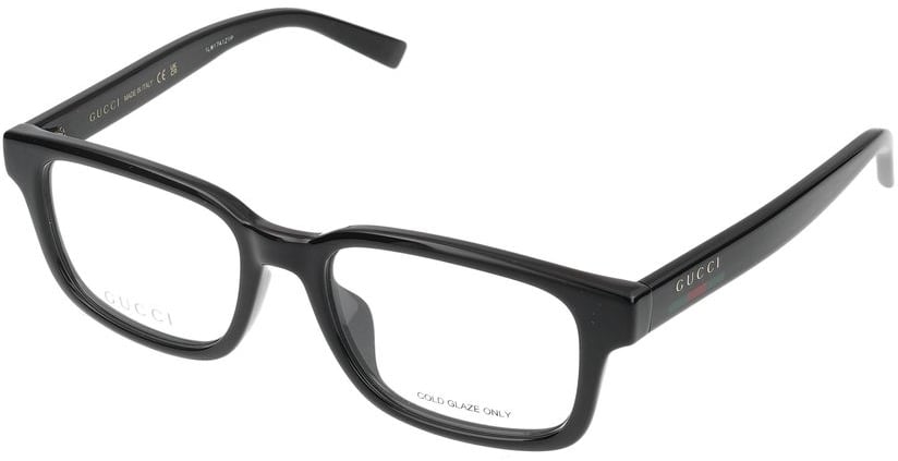 Gucci Eyeglasses GG2107OL 001 black black transpare 54/18/145 Rood