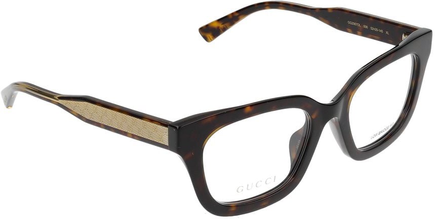 Gucci Eyeglasses GG2067OL 006 havana havana transpa 52/20/145 Zwart