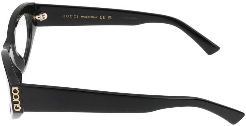 Gucci Eyeglasses GG2041O 001 black black transpare 50/20/140 Zwart