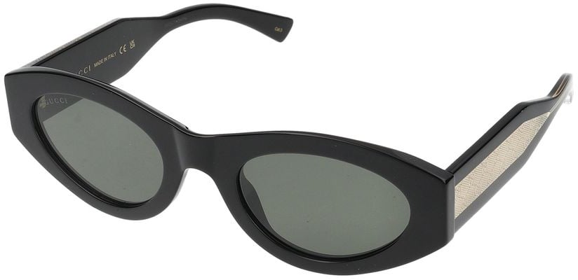 Gucci Sunglasses GG2065S 001 black black grey 52/23/140 Grijs