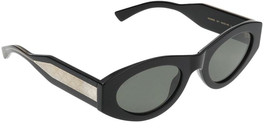 Gucci Sunglasses GG2065S 001 black black grey 52/23/140 Grijs