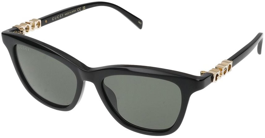 Gucci Sunglasses GG2032S 001 black black grey 52/16/140 Grijs