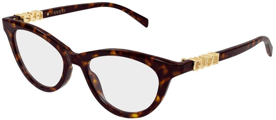 Gucci Gg2034O 002 Havana Eyeglasses Wit