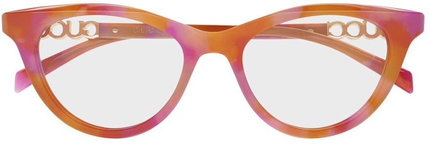 Gucci Gg2034O 004 Havana Pink Eyeglasses Wit