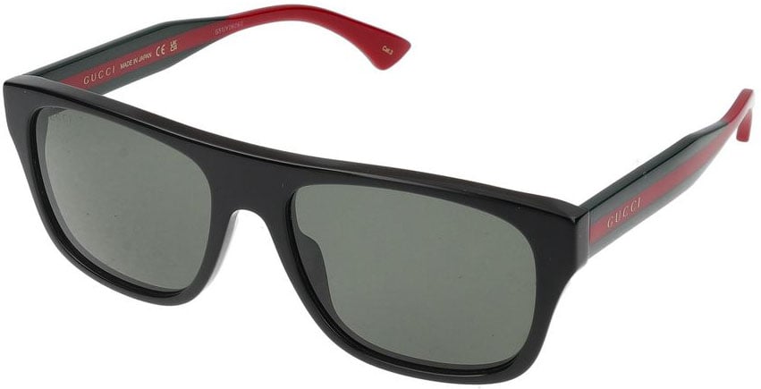 Gucci Sunglasses GG2119S 001 black green grey 56/17/145 Grijs