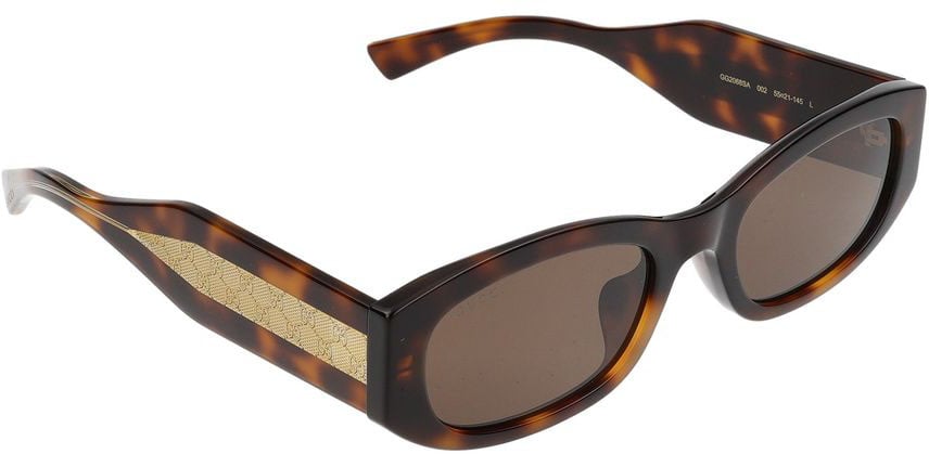 Gucci Sunglasses GG2068SA 002 havana havana brown 55/21/145 Bruin