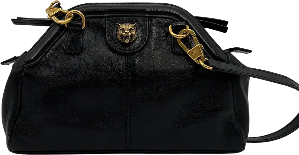 Gucci Gucci Rebelle GG Marmont shoulder bag black / good Zwart