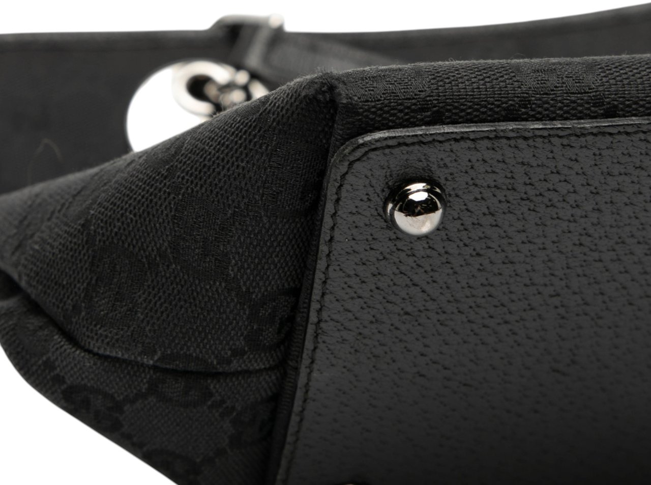 Gucci GG Canvas Eclipse Tote Zwart