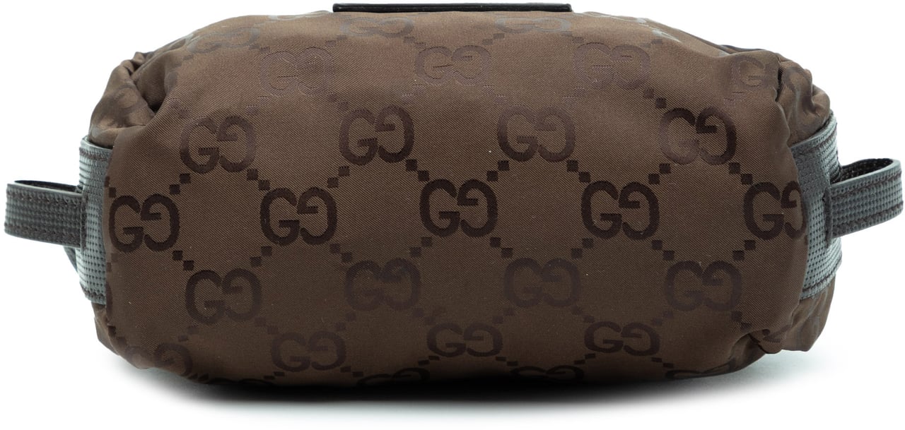 Gucci GG Nylon Pouch Bruin