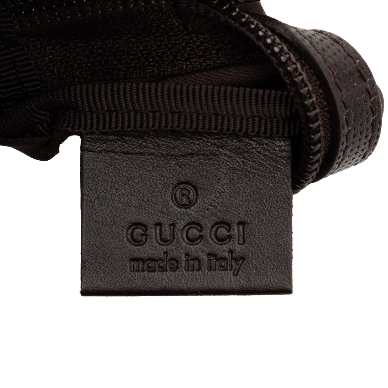 Gucci GG Nylon Pouch Bruin