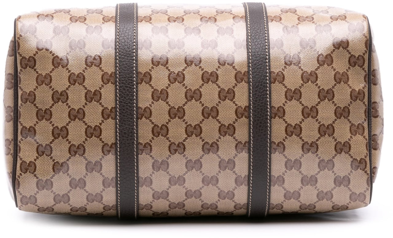 Gucci Medium GG Crystal Joy Boston Bag Bruin
