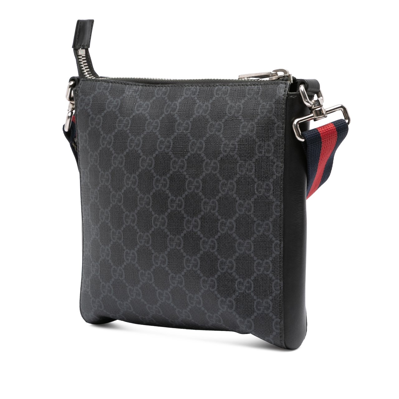 Gucci GG Supreme Night Courrier Messenger Bag Zwart