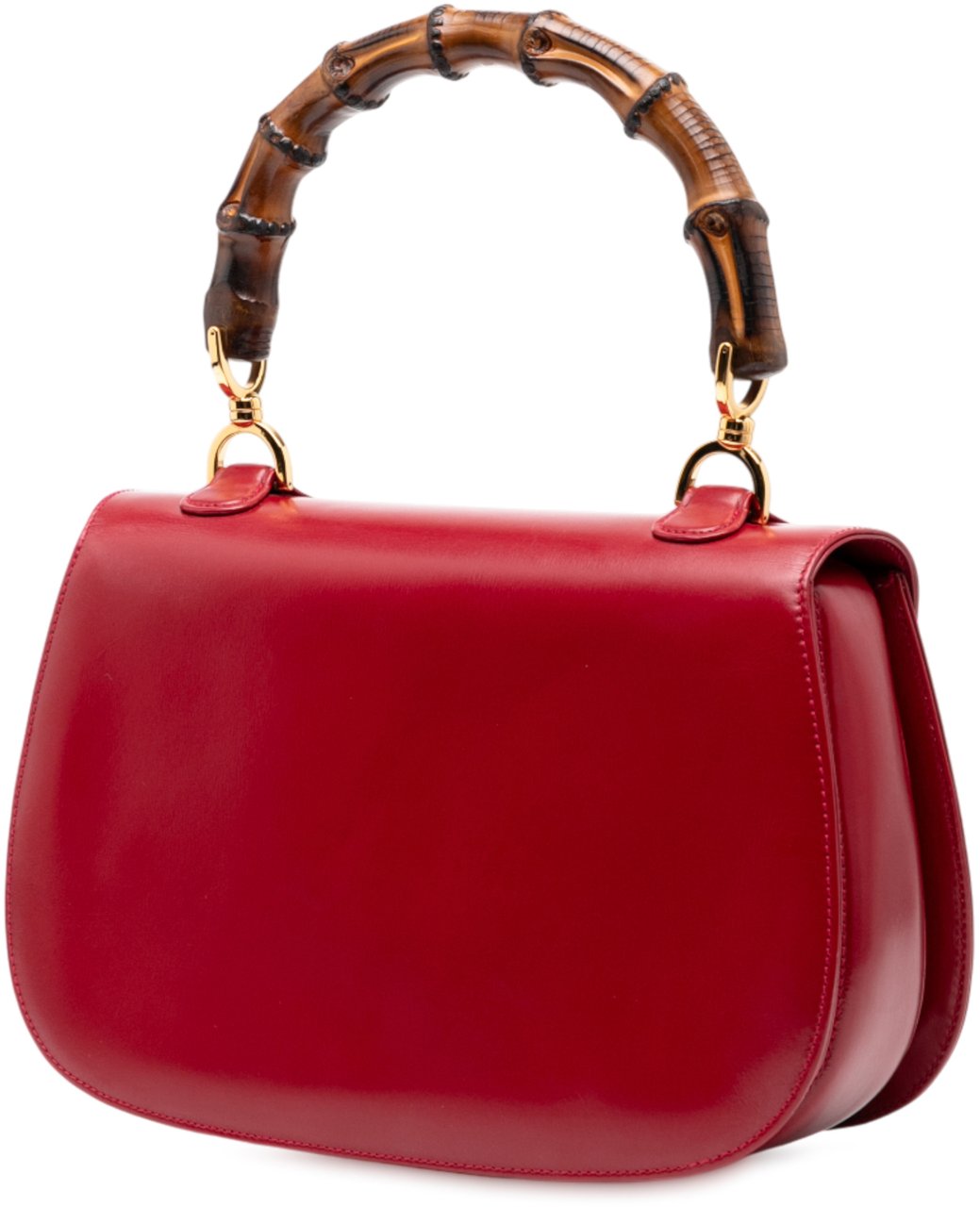 Gucci Calfskin Bamboo Night Rood