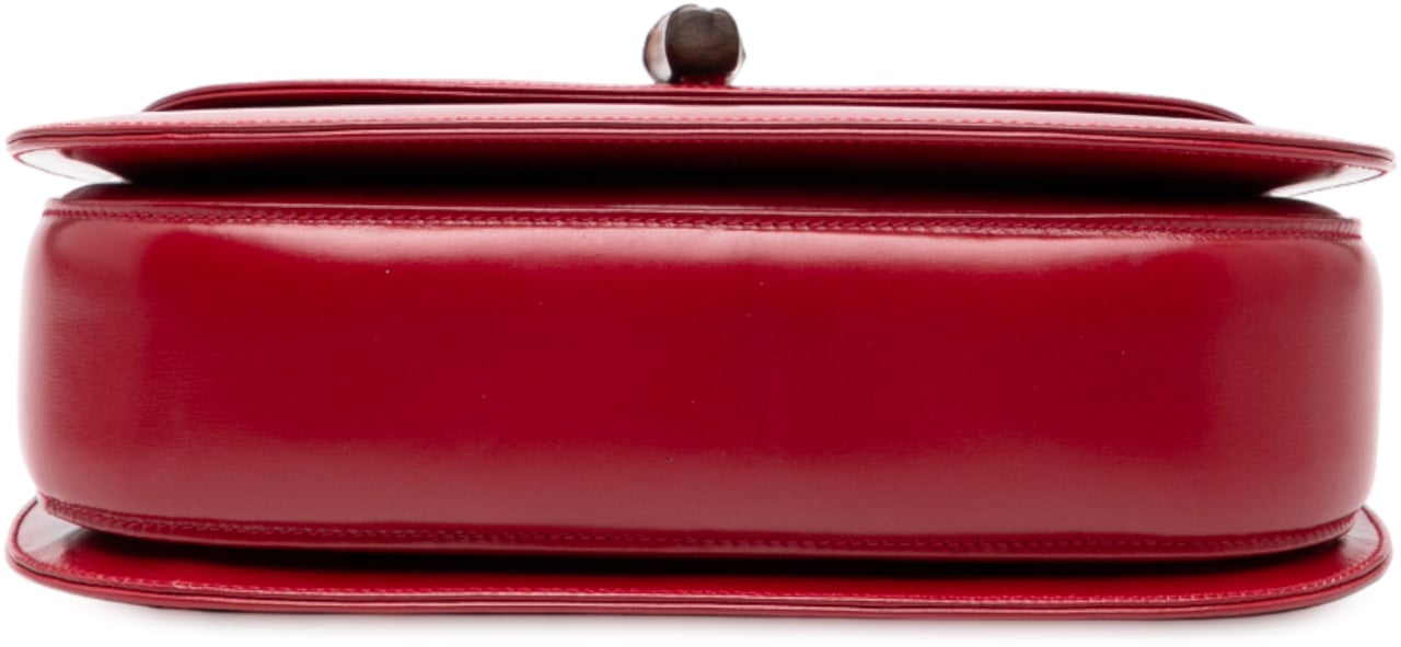 Gucci Calfskin Bamboo Night Rood